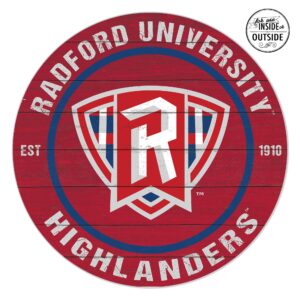 Radford Highlanders 20" x 20" Indoor/Outdoor Circle Sign