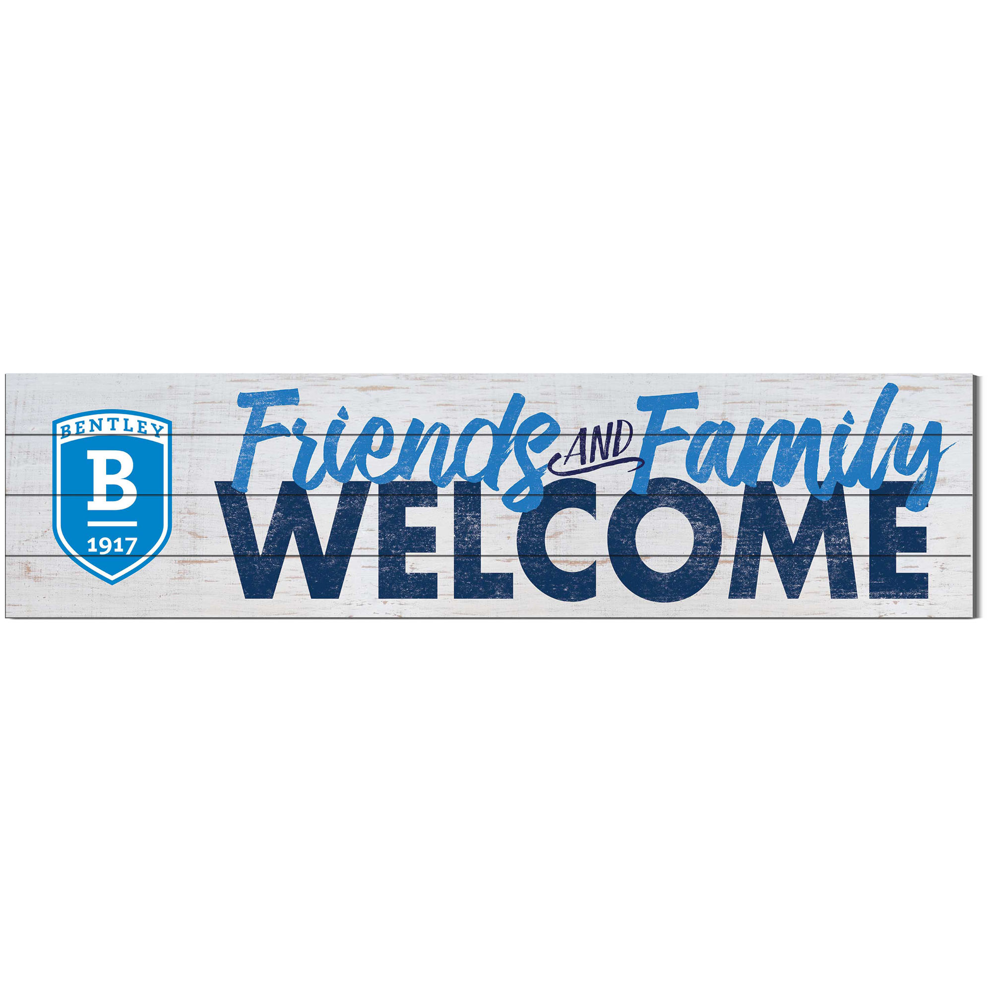 Bentley Falcons 10'' x 40'' Friends & Family Welcome Sign - Image 2