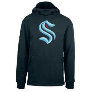 Men's Levelwear Navy Seattle Kraken Shift Fleece Pullover Hoodie