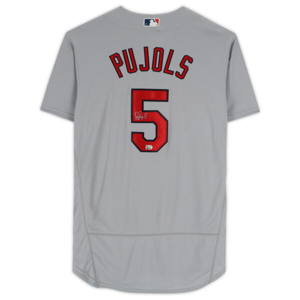 Albert Pujols St. Louis Cardinals Autographed Nike Gray Authentic Jersey - Image 7