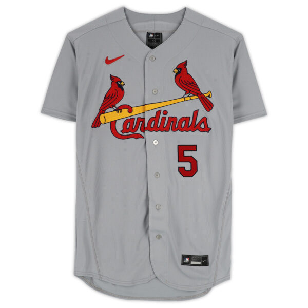 Albert Pujols St. Louis Cardinals Autographed Nike Gray Authentic Jersey - Image 8