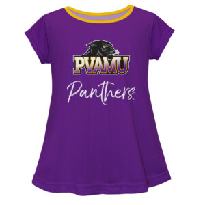 Girls Infant Purple Prairie View A&M Panthers A-Line Top