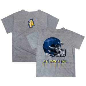 Infant Gray North Carolina A&T Aggies Dripping Helmet T-Shirt
