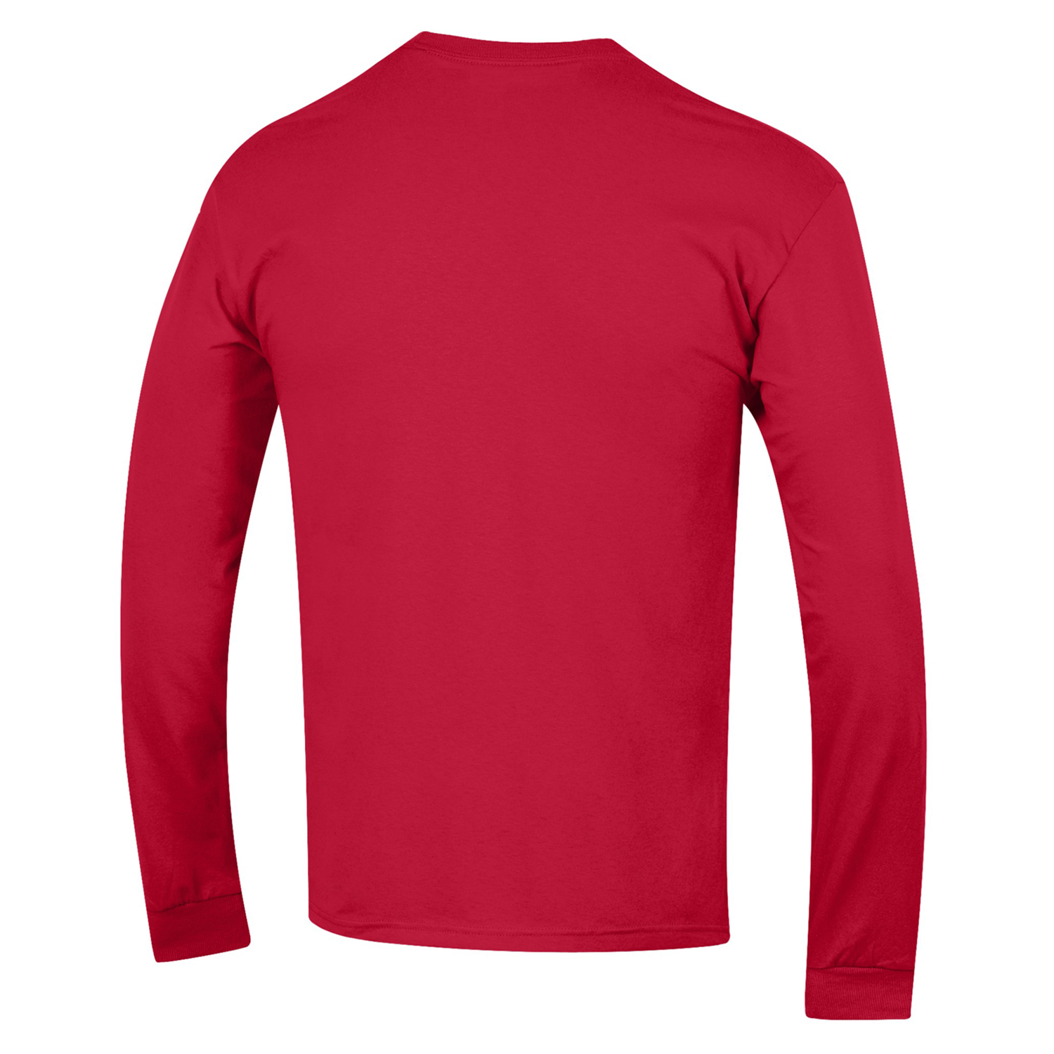 Men's Champion Red Louisville Cardinals Soccer Stack Logo Long Sleeve T-Shirt - Image 3