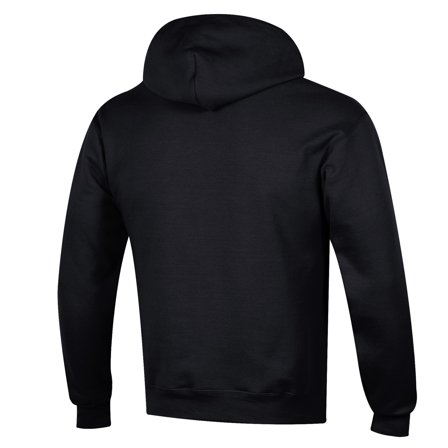 Men's Champion Black Purdue Boilermakers Soccer Stack Logo Powerblend Pullover Hoodie - Image 7
