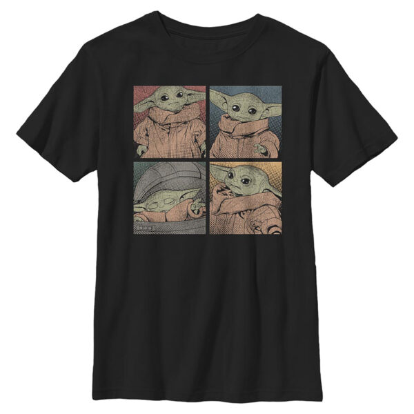 Youth Grogu Black The Mandalorian The Child Boxes T-Shirt