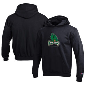 Youth Champion Black Dayton Dragons Eco Powerblend Pullover Hoodie