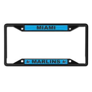 WinCraft Miami Marlins Chrome Color License Plate Frame