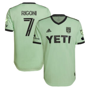 Men's adidas Emiliano Rigoni Mint Austin FC 2023 The Sentimiento Kit Authentic Player Jersey