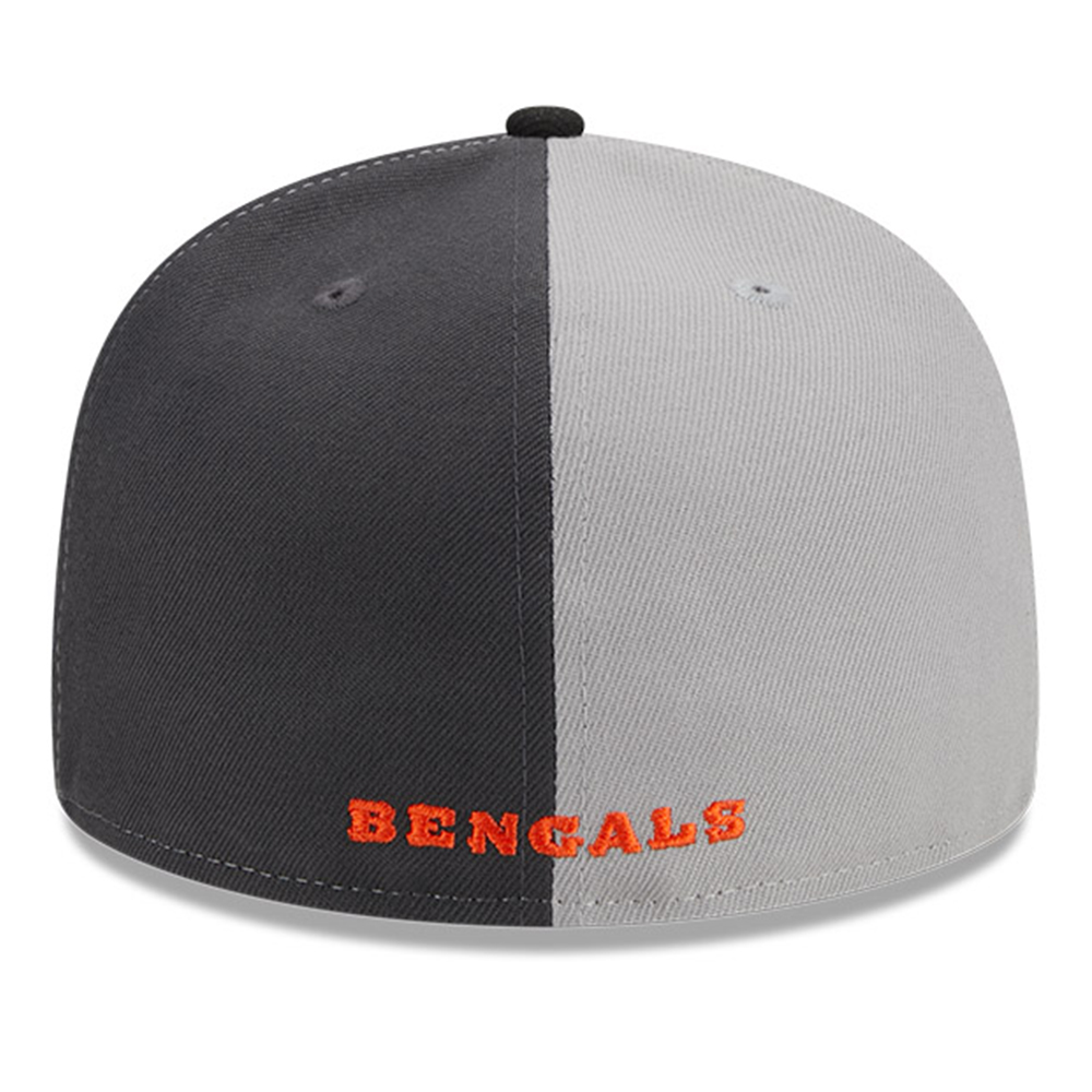 Men's New Era Gray/Black Cincinnati Bengals 2023 Sideline 59FIFTY Fitted Hat - Image 10