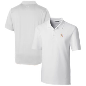 Men's Cutter & Buck  White Houston Astros Forge Stretch Polo