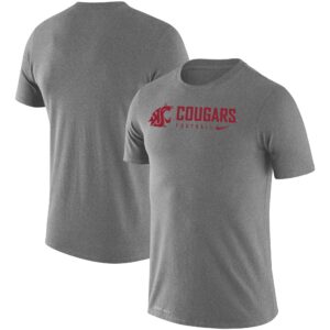 Men's Nike Heather Gray Washington State Cougars Changeover Legend T-Shirt