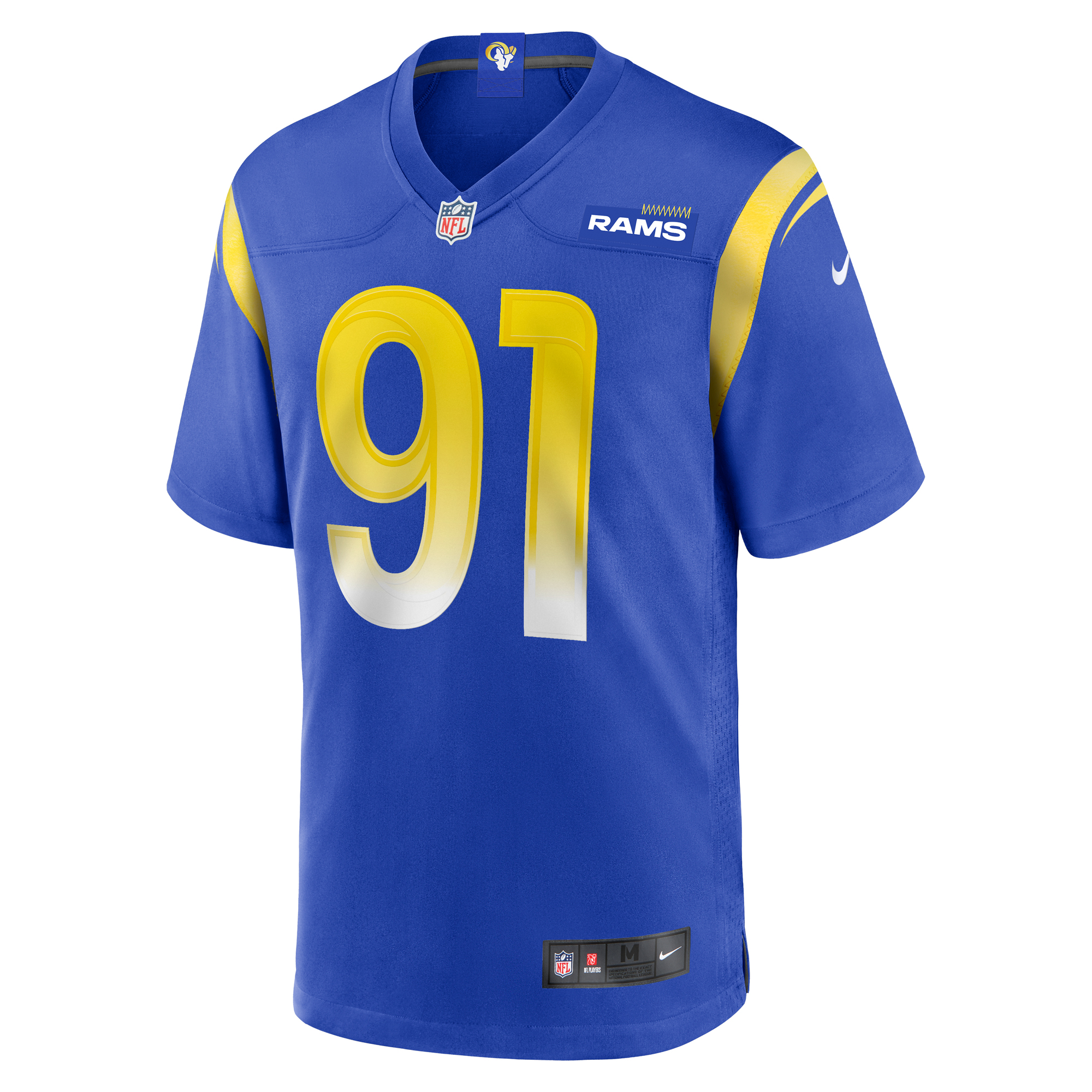 Men's Nike Kobie Turner Royal Los Angeles Rams Home Game Jersey - Image 3