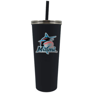 Miami Marlins 24oz. Skinny Tumbler