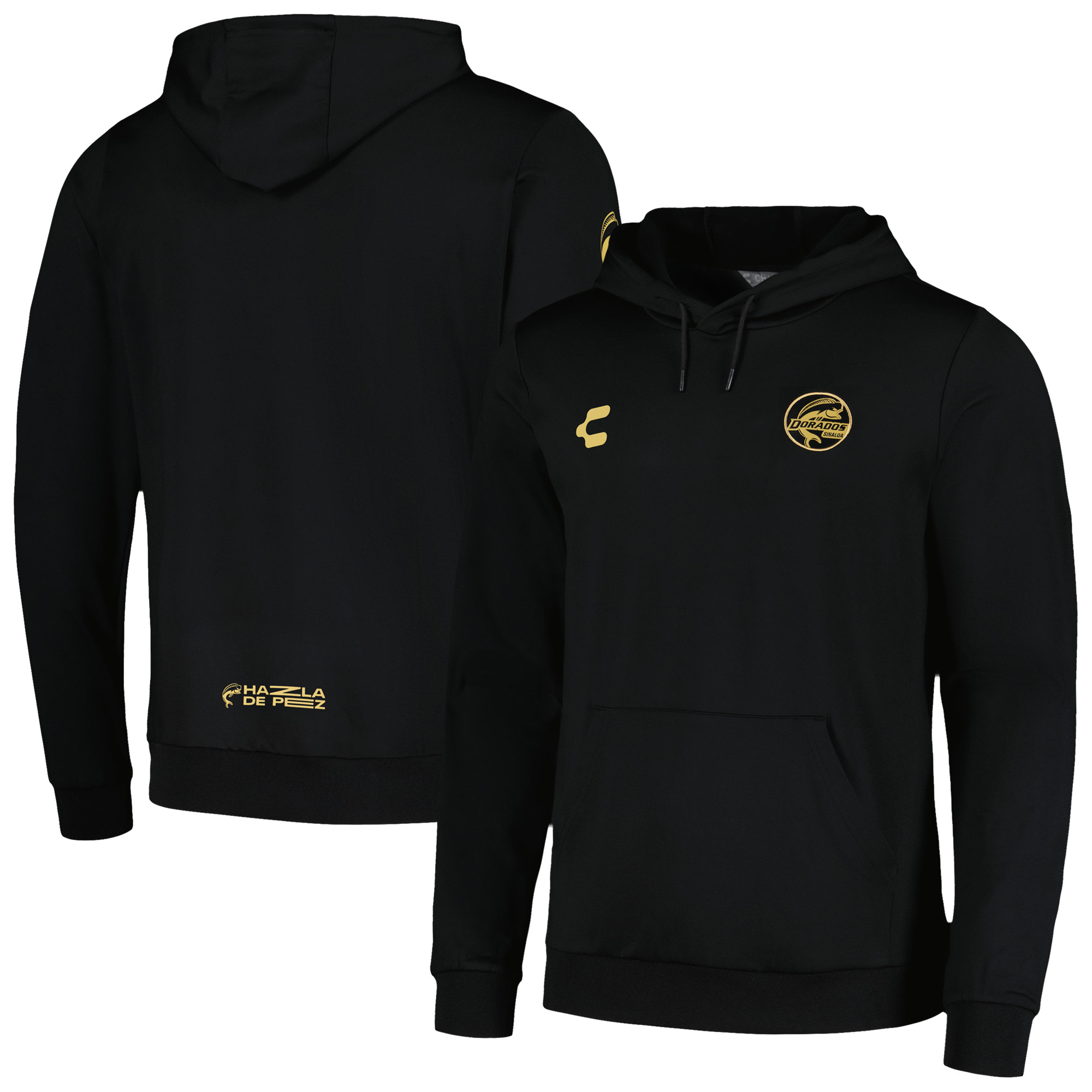Men's Charly Black Dorados de Sinaloa Pullover Hoodie