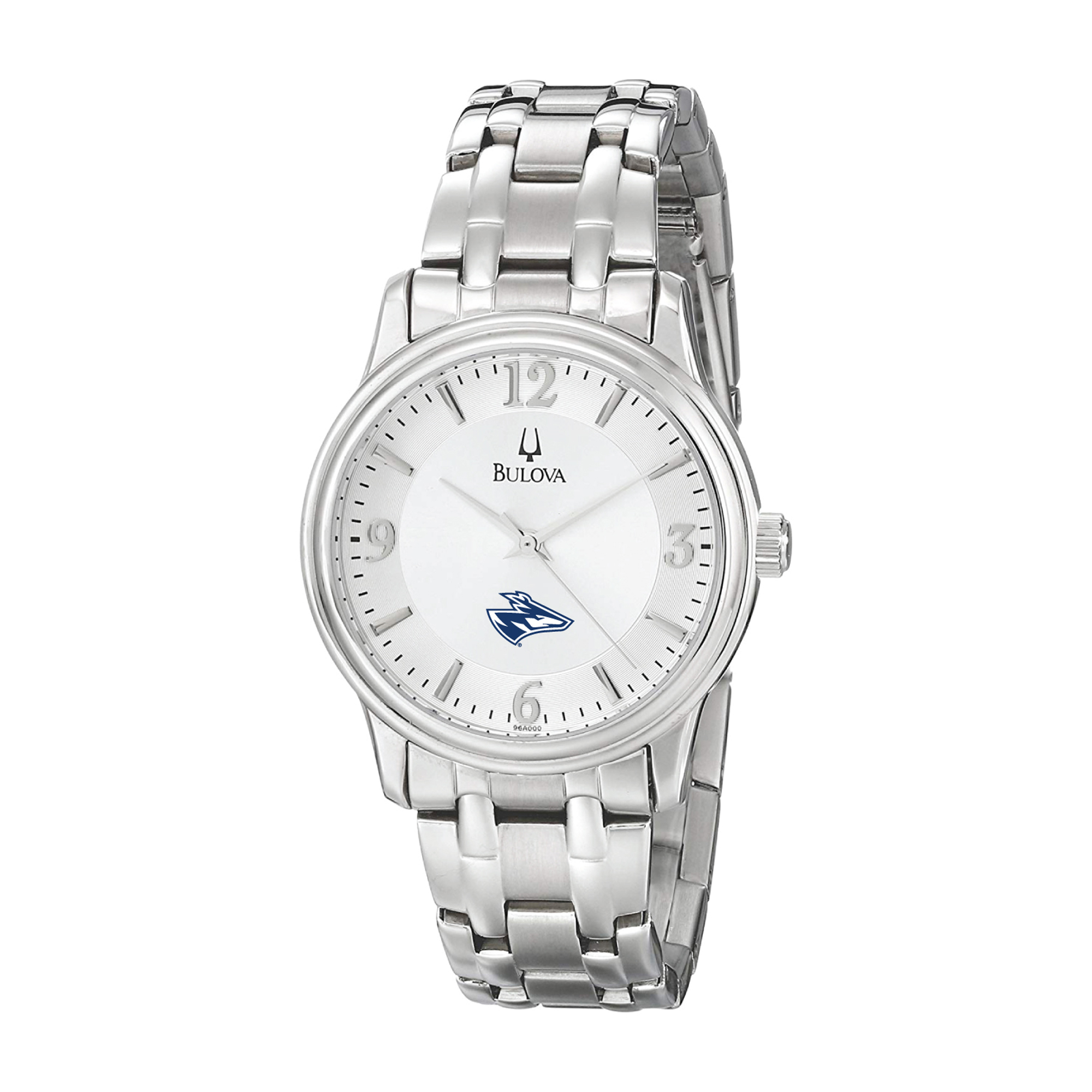 Men's Bulova Silver Nebraska-Kearney Lopers Stainless Steel Quartz Watch