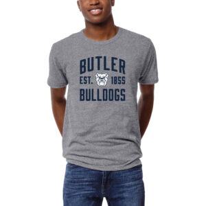 Men's League Collegiate Wear  Heather Gray Butler Bulldogs  Arch Victory Falls Tri-Blend T-Shirt
