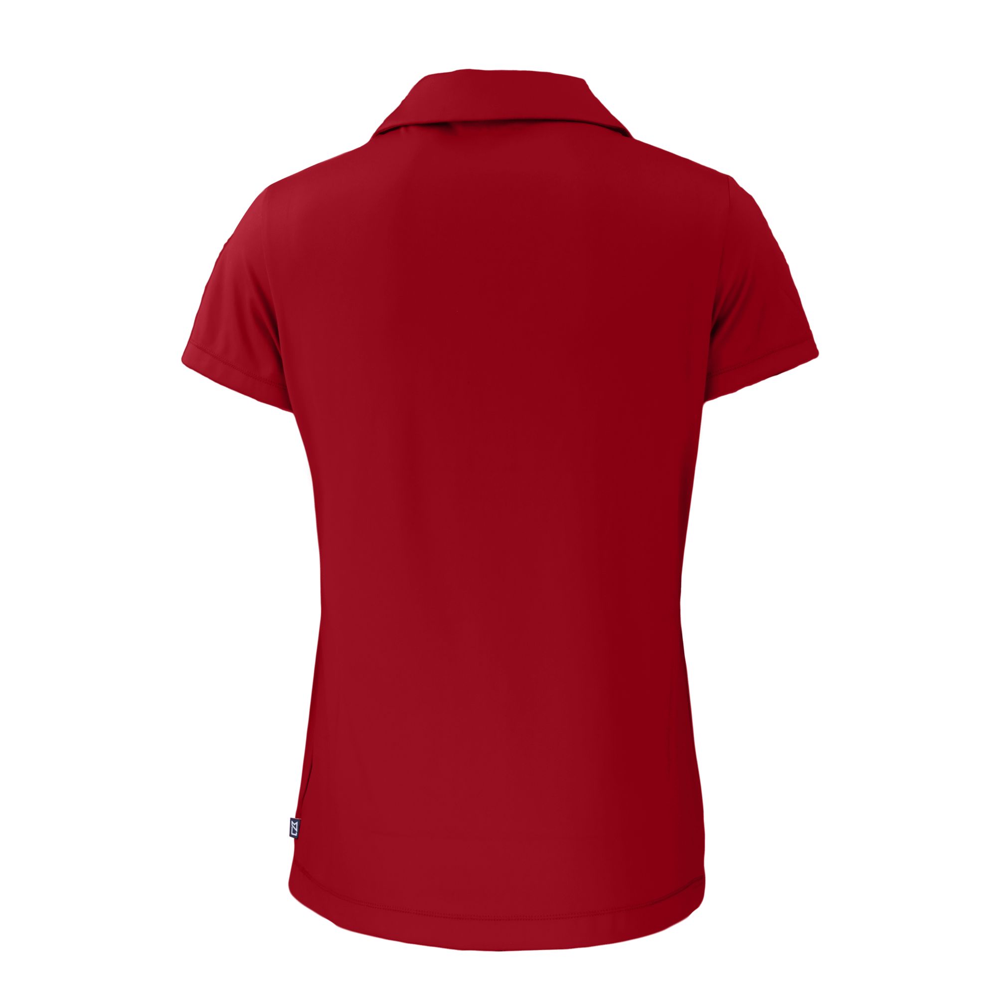 Women's Cutter & Buck Red Texas Rangers Daybreak Eco Recycled V-Neck Polo - Image 7