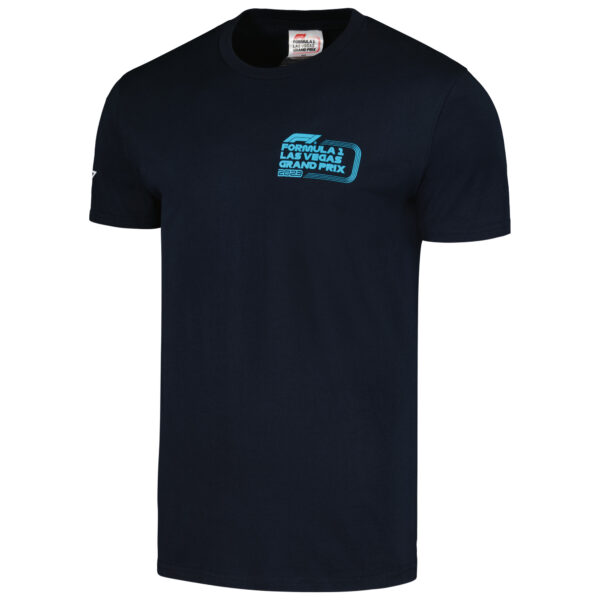 Unisex  Navy Formula 1 2023 Las Vegas Grand Prix Mood T-Shirt - Image 6