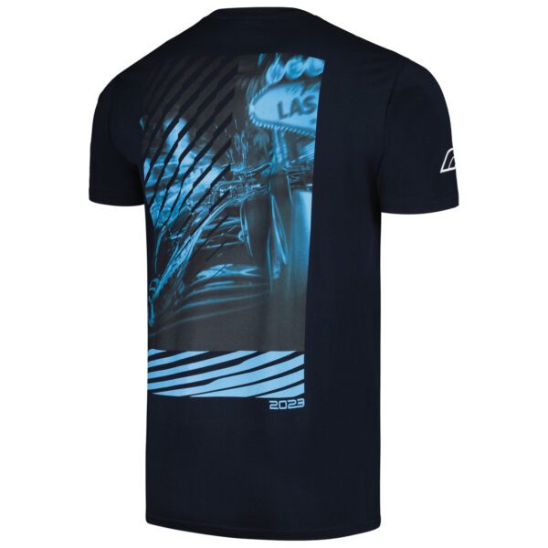 Unisex  Navy Formula 1 2023 Las Vegas Grand Prix Mood T-Shirt - Image 7