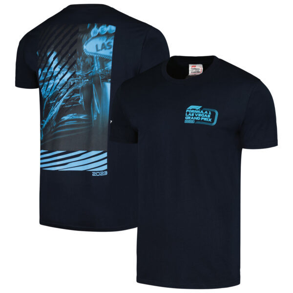 Unisex  Navy Formula 1 2023 Las Vegas Grand Prix Mood T-Shirt