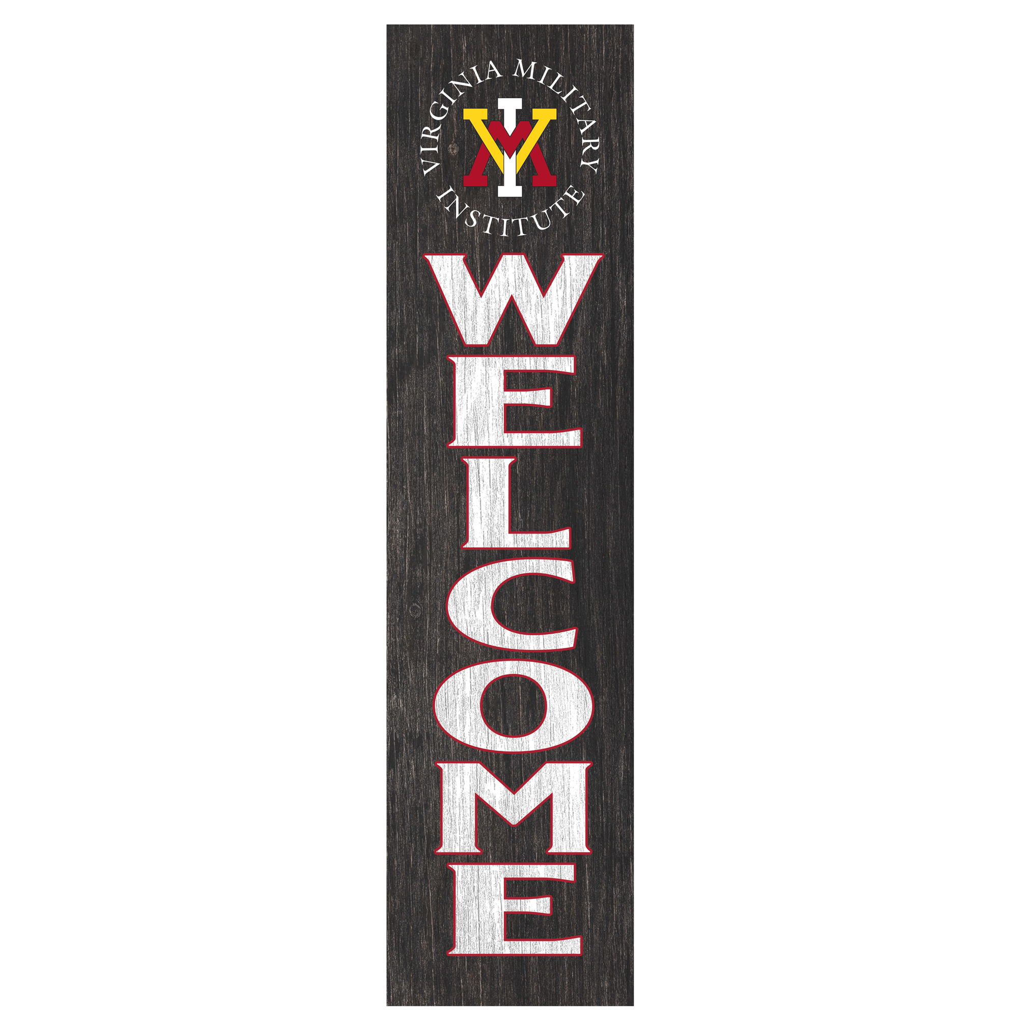 Virginia Military Institute Keydets 12'' x 48'' Welcome Outdoor Leaner