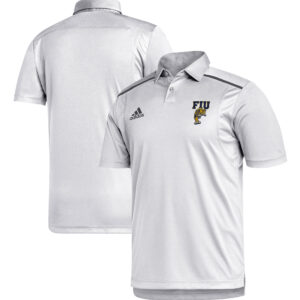 Men's adidas White FIU Panthers Team Issue Polo