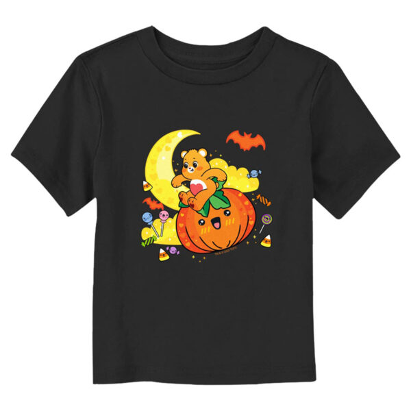 Toddler Mad Engine  Black Care Bears T-Shirt