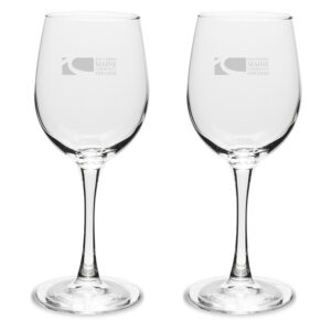 SMCC SeaWolves Two-Piece 12oz. Traditional Wine Glass Set