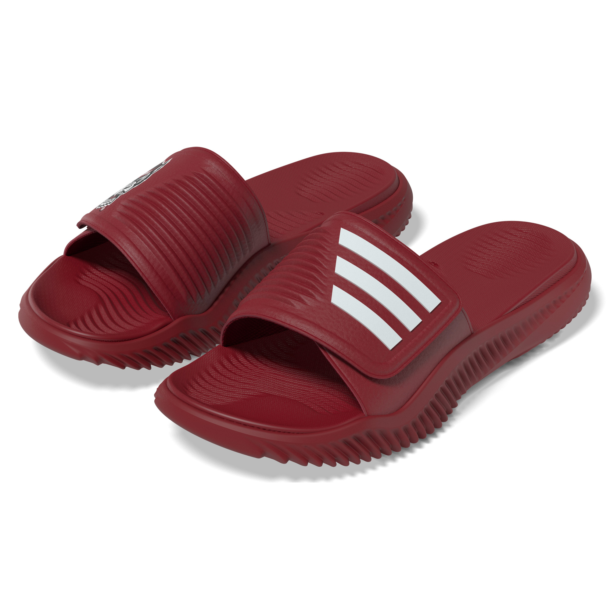Unisex adidas Red NC State Wolfpack Alphabounce 2.0 Slide Sandals - Image 5