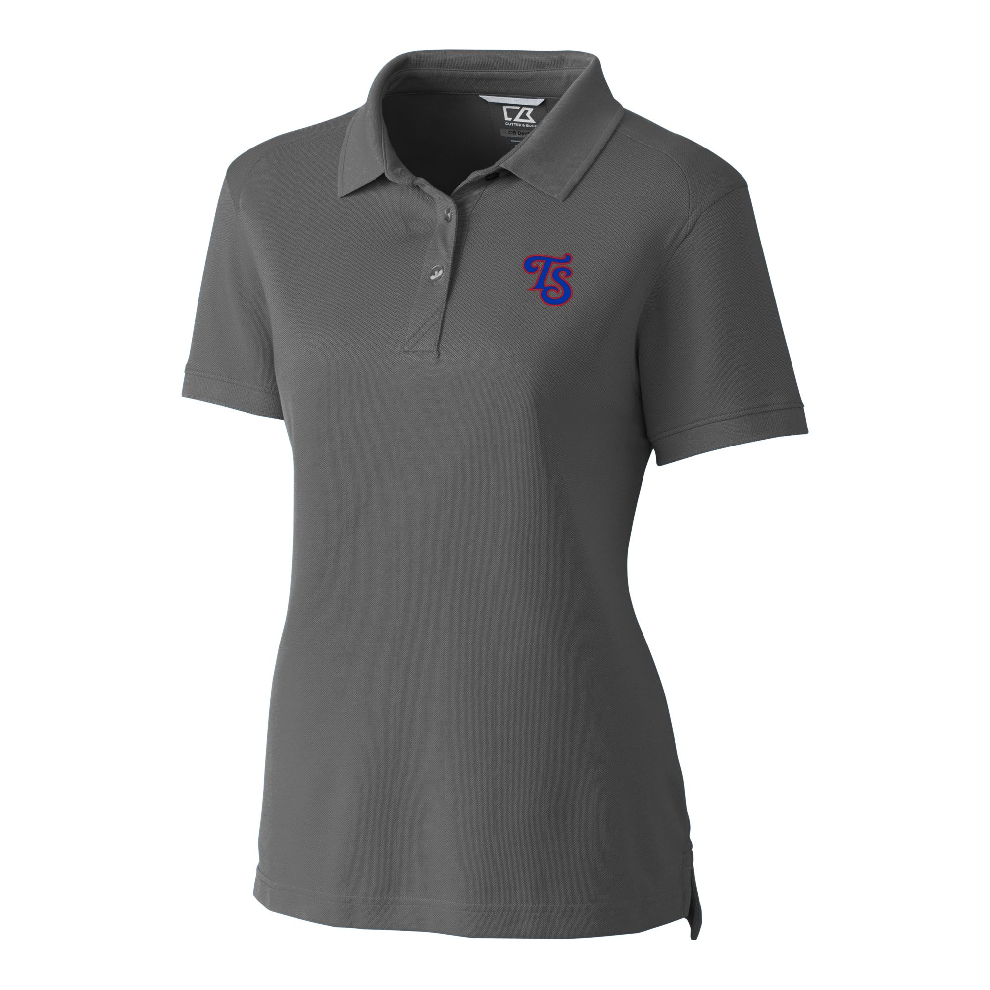 Women's Cutter & Buck Gray Tennessee Smokies Advantage Tri-Blend Pique Polo - Image 3