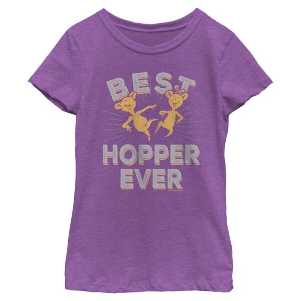 Girl's Youth Mad Engine  Purple Dr. Seuss Best Hopper Ever Graphic T-Shirt