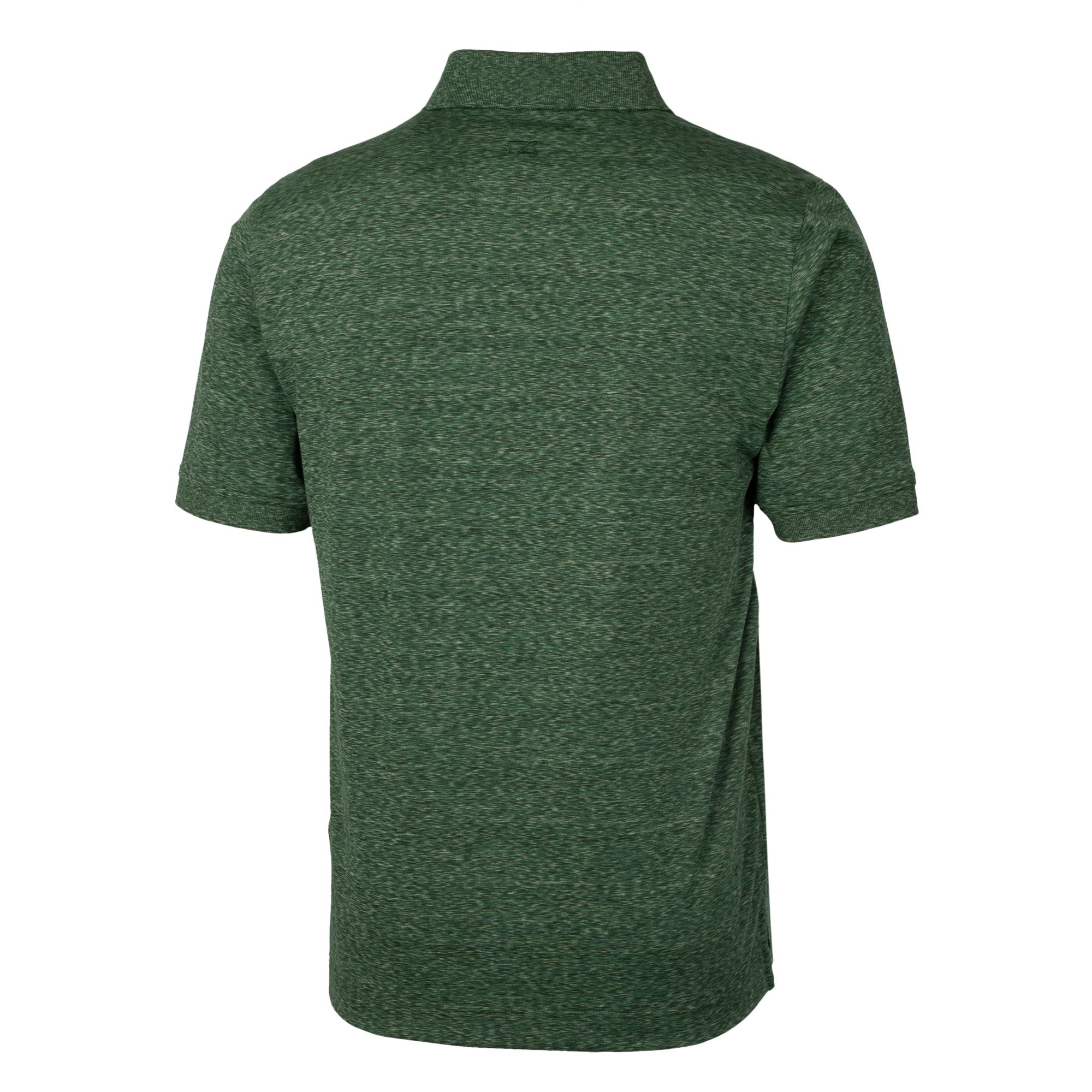 Men's Cutter & Buck Hunter Green Dayton Dragons Advantage Tri-Blend Space Dye Polo - Image 4