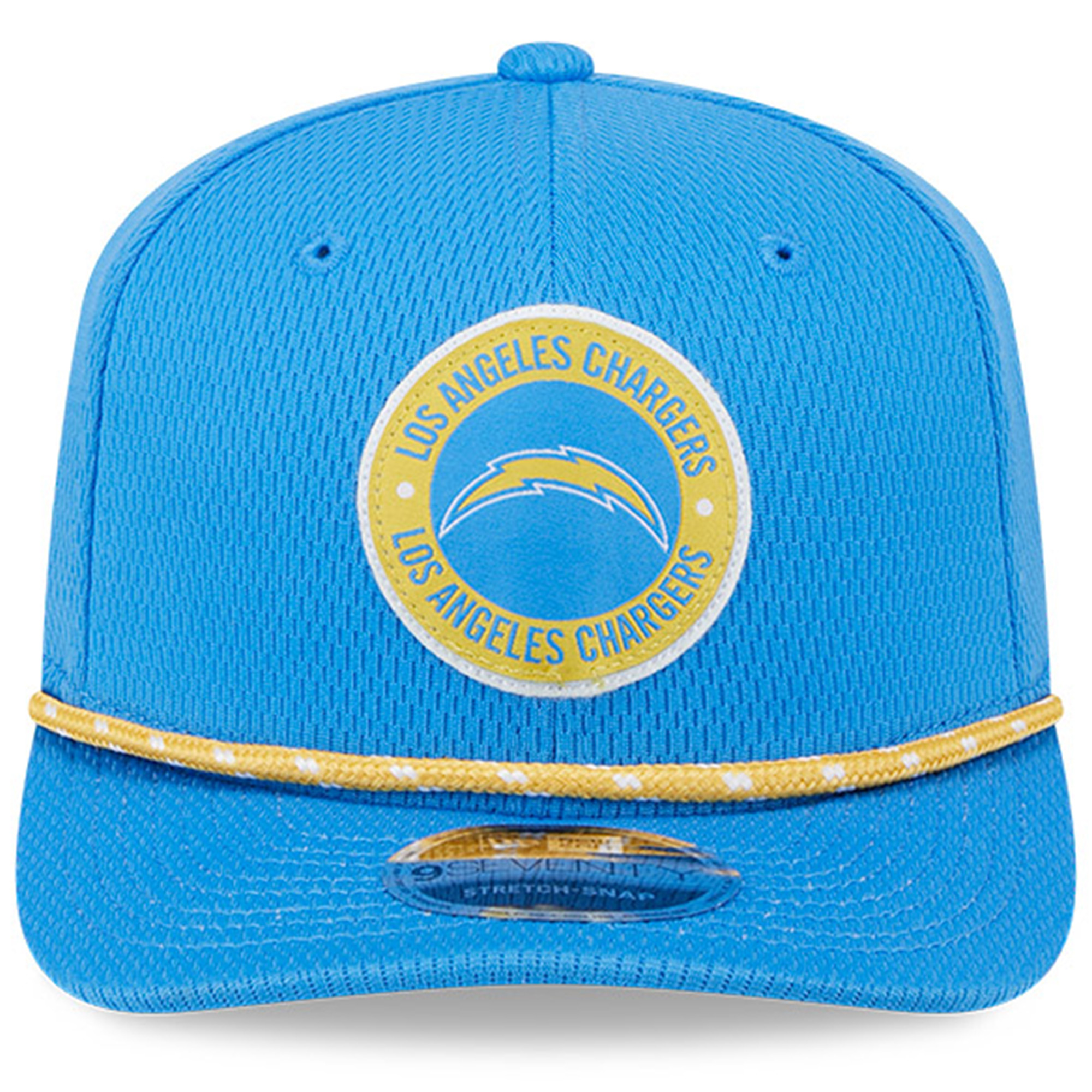 Youth New Era Powder Blue Los Angeles Chargers 2024 Sideline 9SEVENTY Adjustable Hat - Image 3