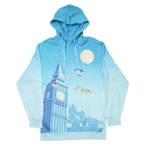 Unisex Loungefly Blue Peter Pan You Can Fly Pullover Hoodie - Image 10