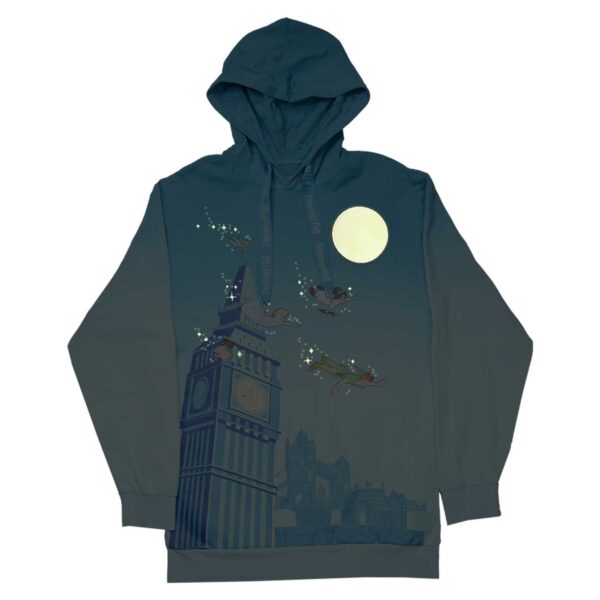 Unisex Loungefly Blue Peter Pan You Can Fly Pullover Hoodie - Image 12
