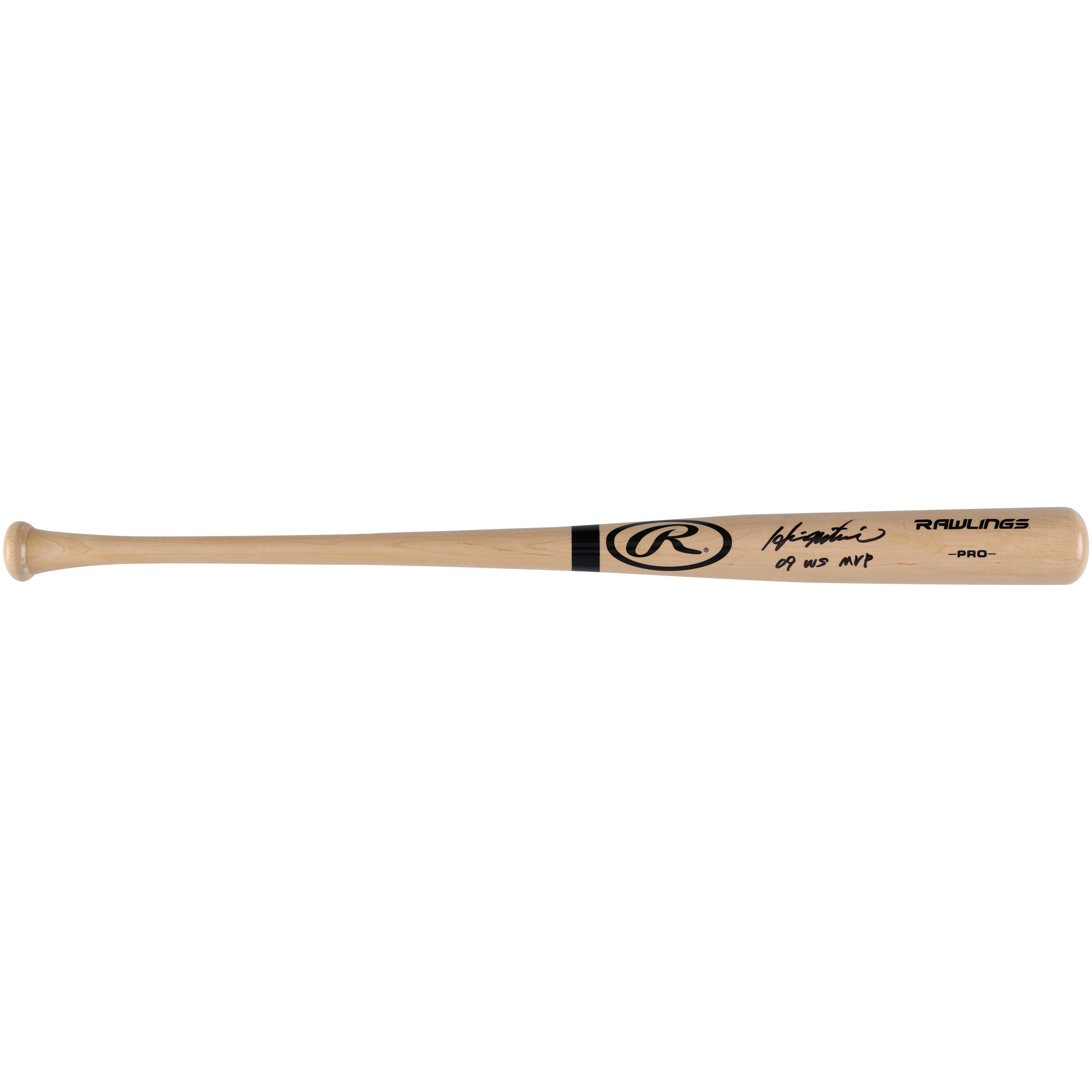 Hideki Matsui New York Yankees Autographed Rawlings Blonde Pro Model Bat with "2009 WS MVP" Inscription - Image 3