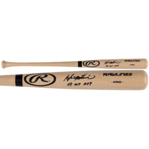 Hideki Matsui New York Yankees Autographed Rawlings Blonde Pro Model Bat with "2009 WS MVP" Inscription