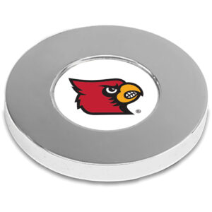 Silver Louisville Cardinals Office Paperweight
