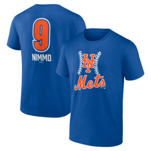 Men's Brandon Nimmo Royal New York Mets Fastball Player Name & Number T-Shirt