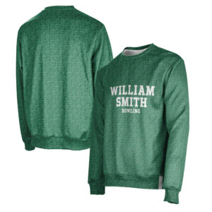 Men's ProSphere  Green Hobart & William Smith Colleges Bowling Crewneck Pullover Sweatshirt