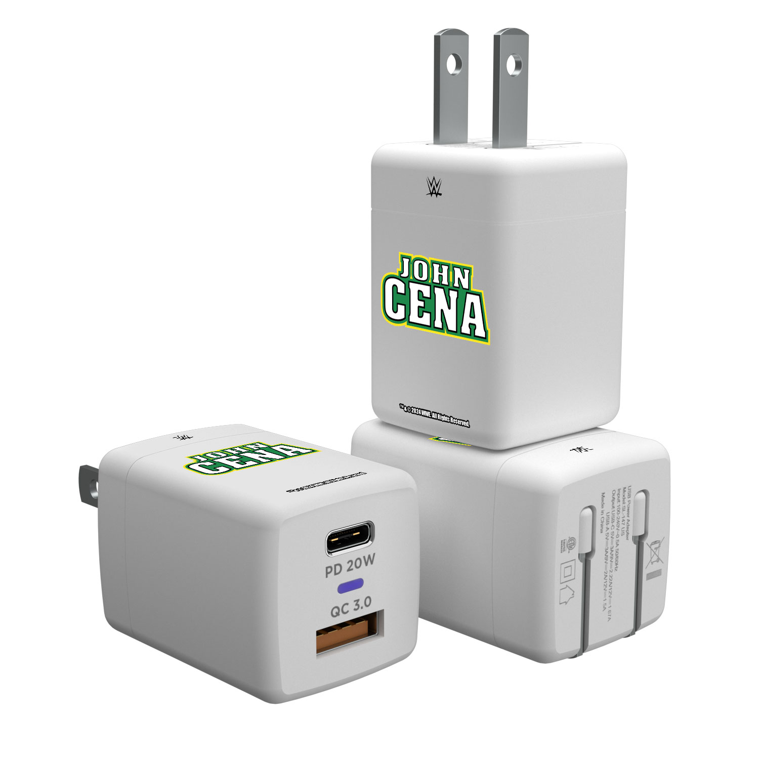 Keyscaper John Cena USB A/C Charger