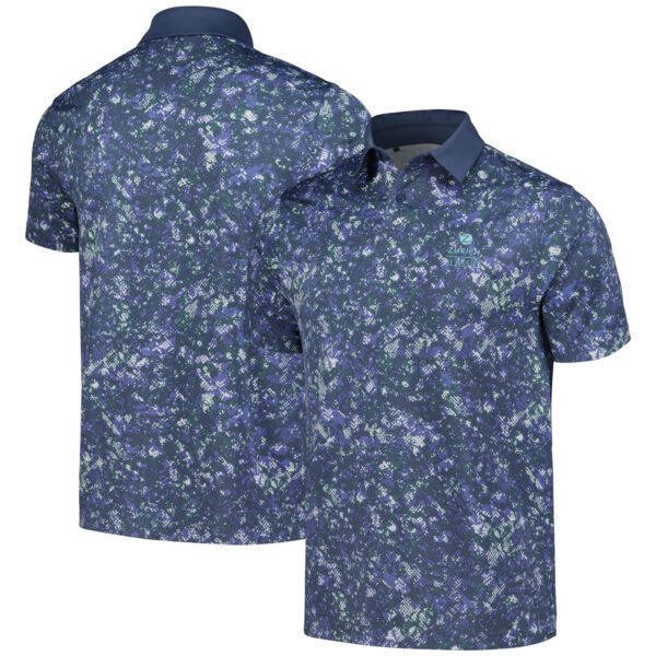 Men's Under Armour Navy The Zurich Classic Halftones Print Polo - Image 2