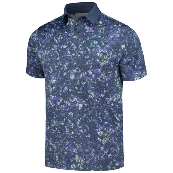 Men's Under Armour Navy The Zurich Classic Halftones Print Polo - Image 7