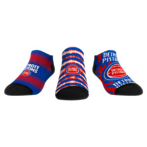 Youth Rock Em Socks Detroit Pistons Make Some Noise 3-Pack Low-Cut Socks