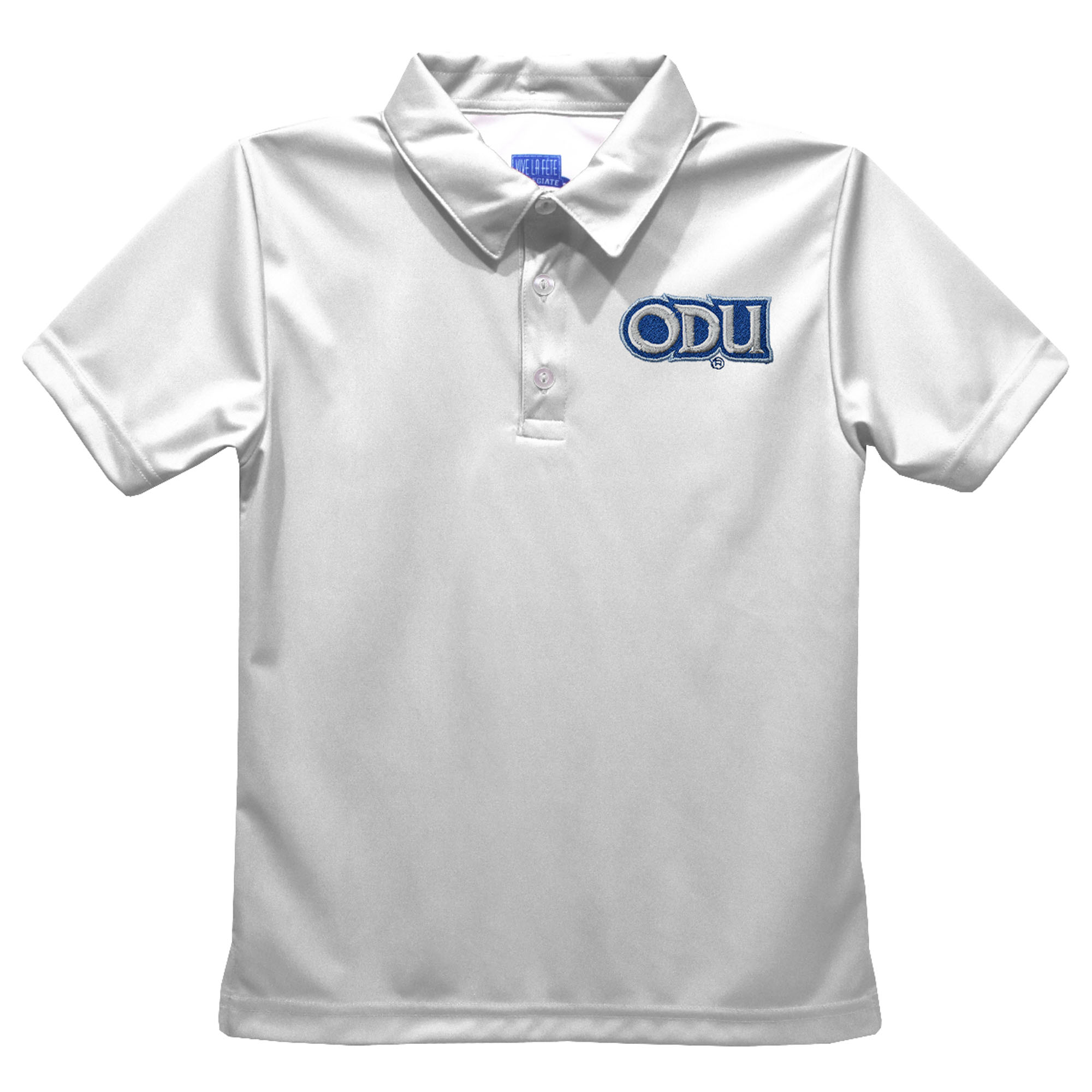 Toddler Vive La Fete White Old Dominion Monarchs Solid Polo