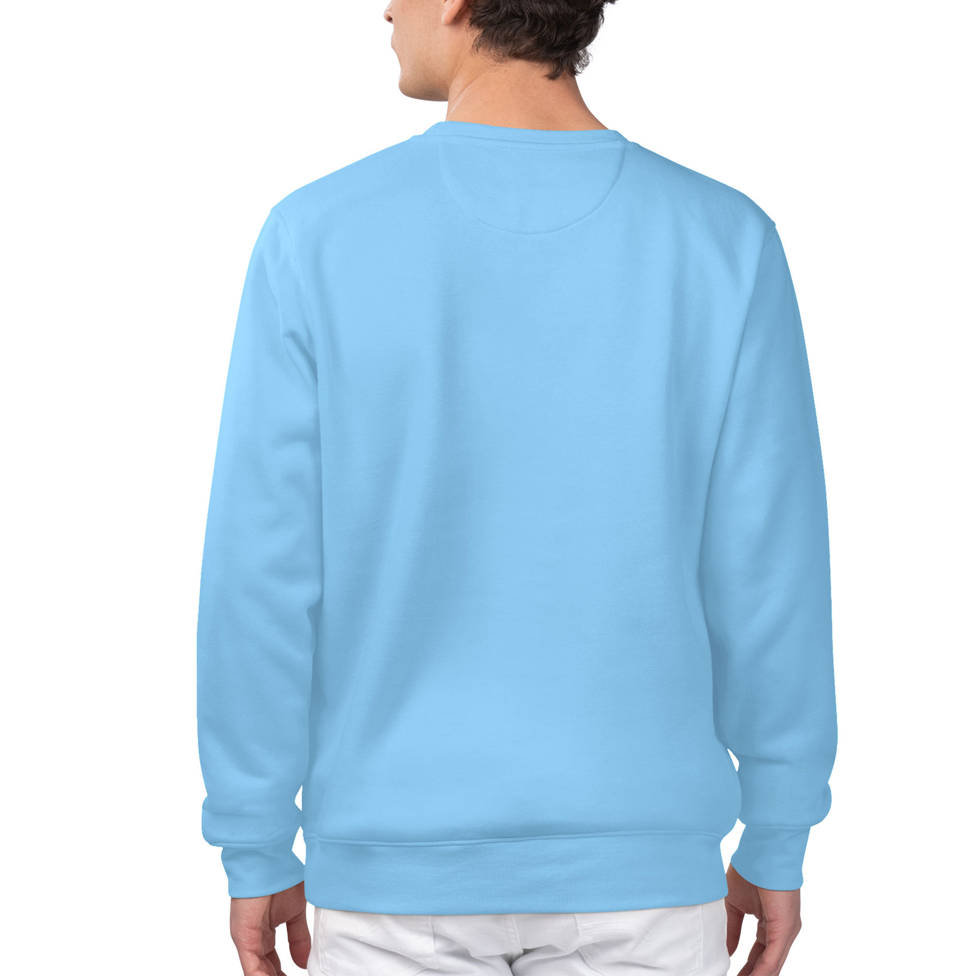 Men's Margaritaville Light Blue Baltimore Orioles Five O'Clock Graphic Pullover Sweatshirt - Image 3