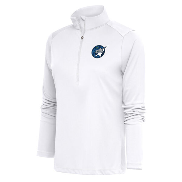 Women's Antigua White Minnesota Lynx Tribute Half-Zip Jacket