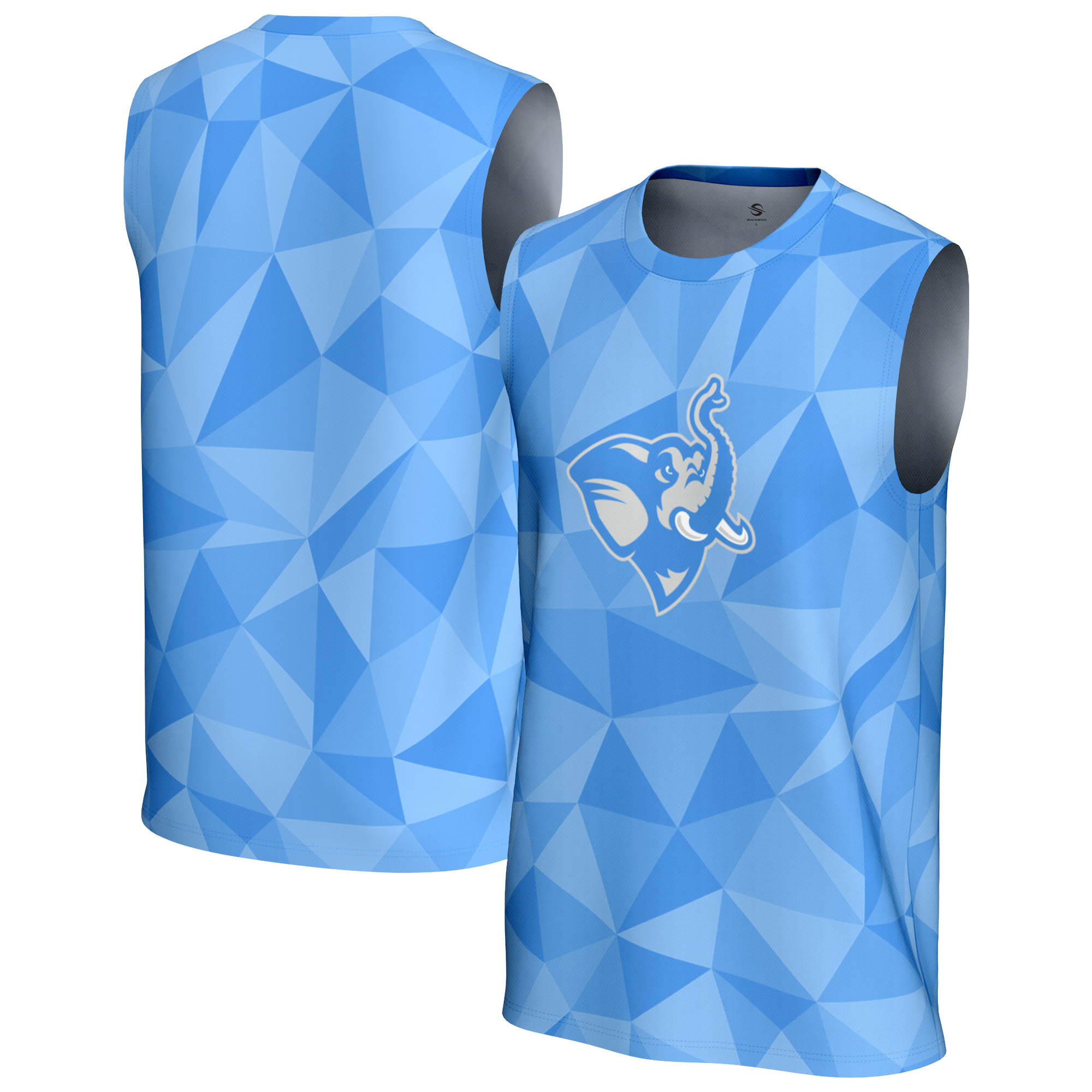 Men's ProSphere Blue Tufts University Jumbos Maya 2.0 Sleeveless T-Shirt