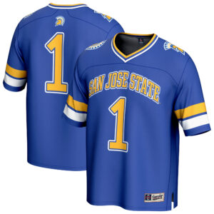 GameDay Greats #1 Royal San Jose State Spartans Lightweight Collegiate Football Fashion Jersey